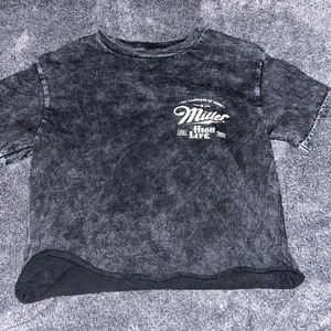 Miller High Life cropped tee